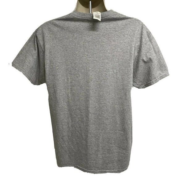 Delta Pro Weight Mens Graphic Gray T-Shirt Large Please Don't Make Me Do Stuff - Picture 4 of 9
